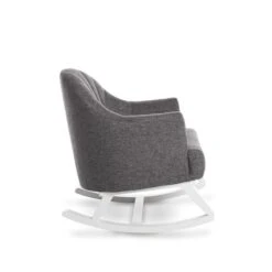 Obaby Round Back Rocking Chair - White With Grey Cushion 9 Obaby Round Back Rocking Chair - White With Grey Cushion -Baby Products Store 22ob2302 03 5