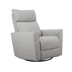 Obaby Savannah Swivel Glider Recliner Chair - Pebble -Baby Products Store 22ob2807 04