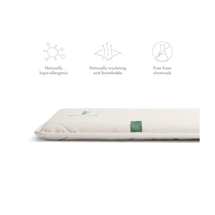 The Little Green Sheep Natural Crib Mattress To Fit SnuzPod2 36x80cm - Natural 5 The Little Green Sheep Natural Crib Mattress To Fit SnuzPod2 36x80cm - Natural - Image 3