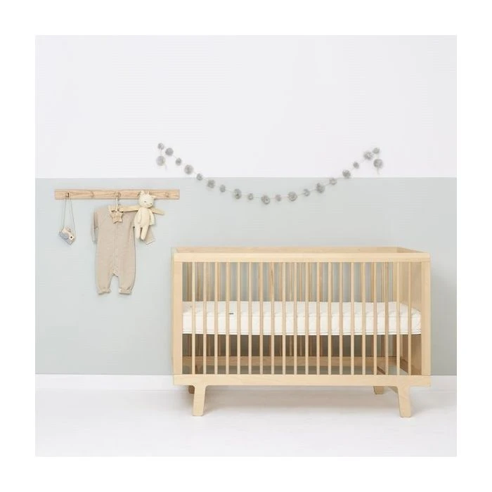 The Little Green Sheep Natural Sprung Cot Mattress 60x120cm - Natural 6 The Little Green Sheep Natural Sprung Cot Mattress 60x120cm - Natural - Image 4