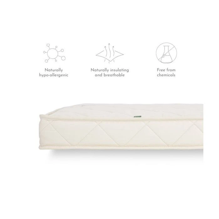 The Little Green Sheep Natural Sprung Cot Mattress 60x120cm - Natural 8 The Little Green Sheep Natural Sprung Cot Mattress 60x120cm - Natural - Image 6