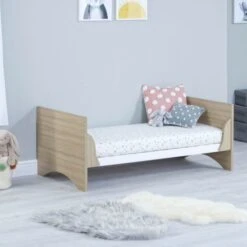 Babymore Veni Cot Bed - White Oak 8 Babymore Veni Cot Bed - White Oak -Baby Products Store 2610412 3 800x800 1