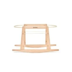 The Little Green Sheep Moses Basket Rocking Stand - Natural