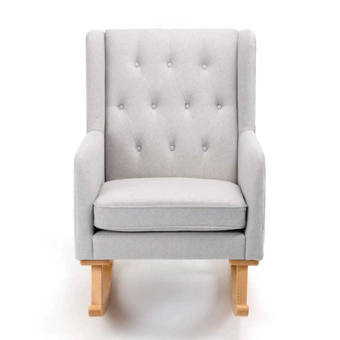 Babymore Lux Nursing Chair & Stool - Grey 9 Babymore Lux Nursing Chair & Stool - Grey - Image 7