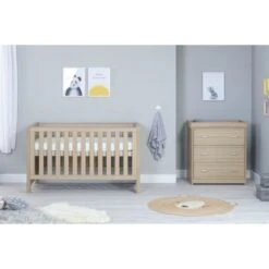 Babymore Luno 2 Piece Room Set - Oak -Baby Products Store 26lors2 2