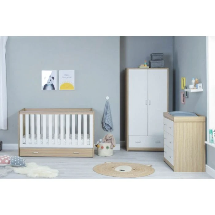 Babymore Veni 3 Piece Room Set - White Oak 5 Babymore Veni 3 Piece Room Set - White Oak - Image 3