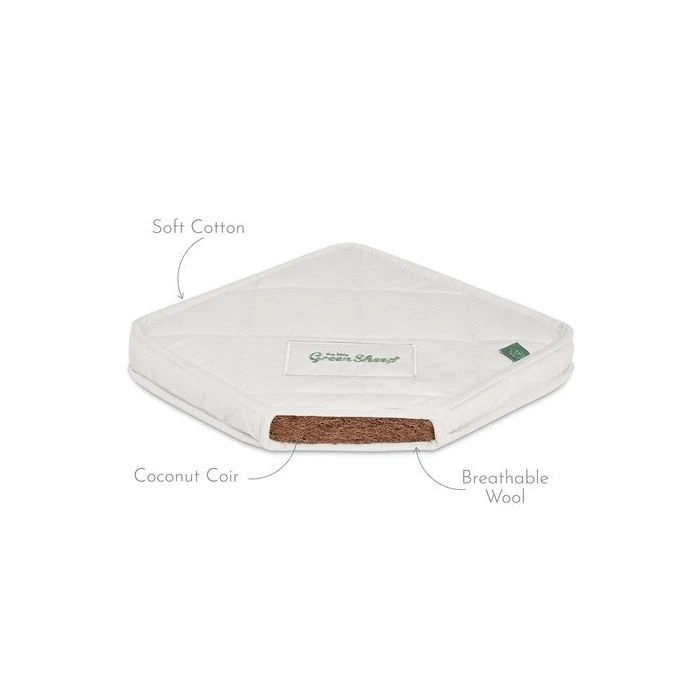 The Little Green Sheep Natural Crib Mattress 80 X 40cm - Natural 8 The Little Green Sheep Natural Crib Mattress 80 X 40cm - Natural - Image 6