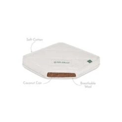 The Little Green Sheep Natural Crib Mattress To Fit Tutti Bambini Cozee Crib - Natural -Baby Products Store 2852 main 1