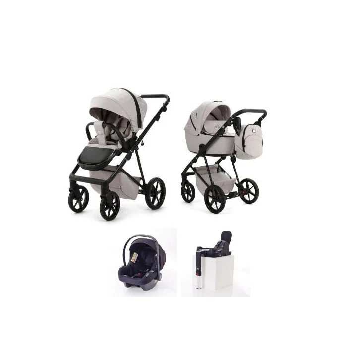 Mee-go Milano EVO 3 In 1 Plus Base Travel System - Biscuit 3 Mee-go Milano EVO 3 In 1 Plus Base Travel System - Biscuit