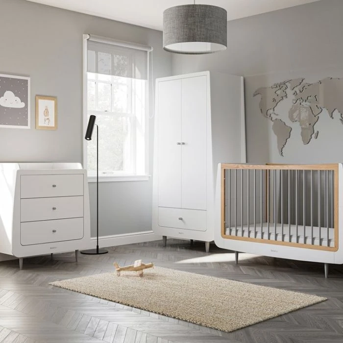 SnuzKot Skandi 3pc Nursery Furniture Set - Grey 7 SnuzKot Skandi 3pc Nursery Furniture Set - Grey - Image 5