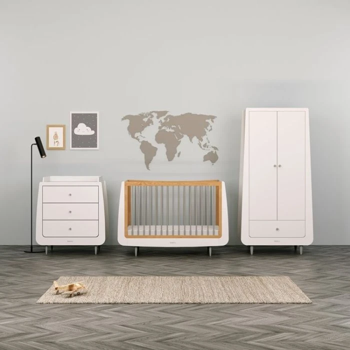 SnuzKot Skandi 3pc Nursery Furniture Set - Grey 6 SnuzKot Skandi 3pc Nursery Furniture Set - Grey - Image 4