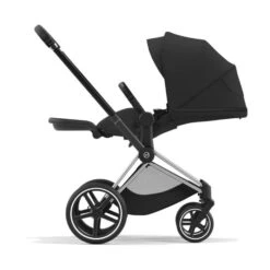 Cybex Priam Stroller With Cloud T I-Size Car Seat And Base Bundles - Chrome Black/Sepia Black -Baby Products Store 35