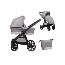 Noordi Sole Go 2in1 Pram - Warm Grey