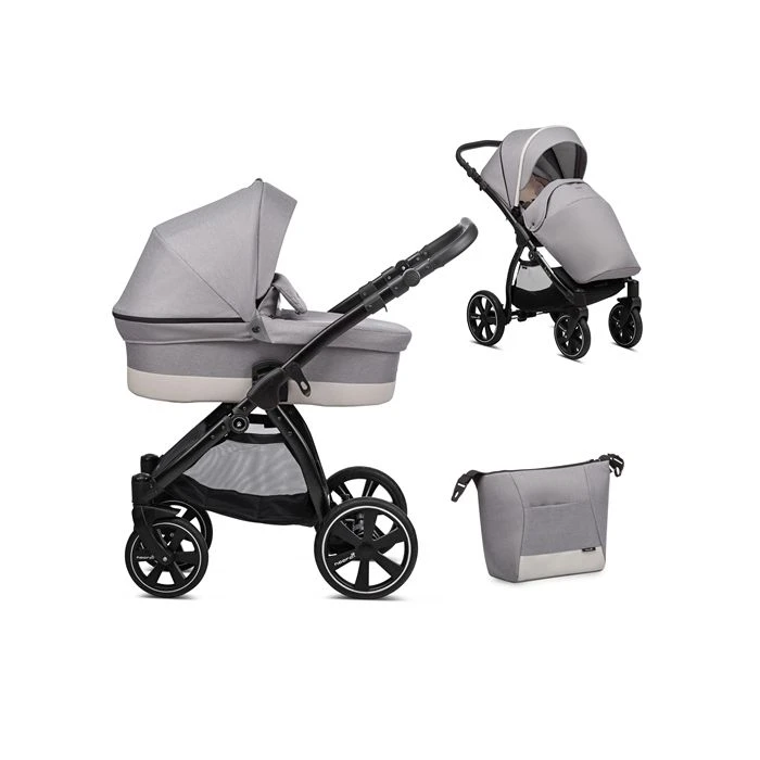 Noordi Sole Go 2in1 Pram - Warm Grey 3 Noordi Sole Go 2in1 Pram - Warm Grey