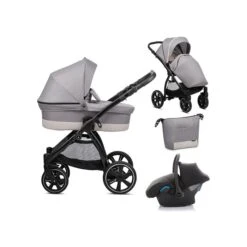 Noordi Sole Go 3in1 Travel System - Warm Grey