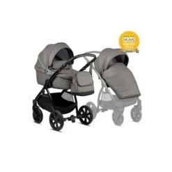 Noordi Fjordi Leather 2in1 Pram - Graphite 12 Noordi Fjordi Leather 2in1 Pram - Graphite -Baby Products Store 3880 13
