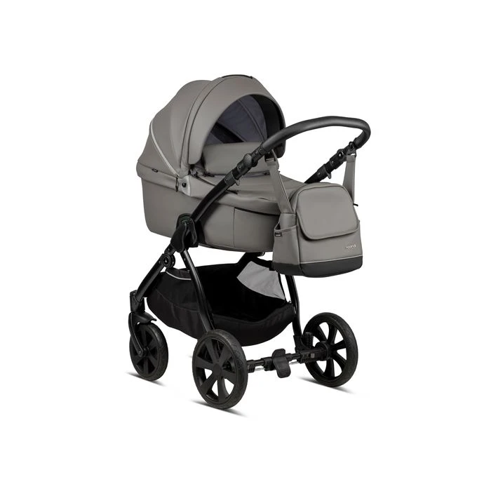 Noordi Fjordi Leather 2in1 Pram - Graphite 6 Noordi Fjordi Leather 2in1 Pram - Graphite - Image 4