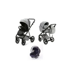 Mee-go Milano EVO 3 In 1 Travel System- Stone Grey