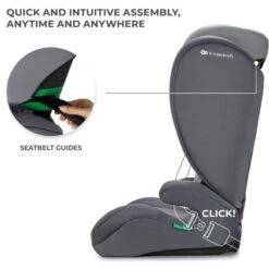 Kinderkraft I-SPARK I-Size Car Seat (100-150cm) - Grey -Baby Products Store 4 i spark i size grey 5902533924950 en