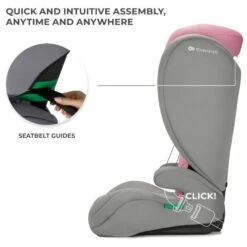 Kinderkraft I-SPARK I-Size Car Seat (100-150cm) - Pink -Baby Products Store 4 i spark i size pink 5902533924974 en