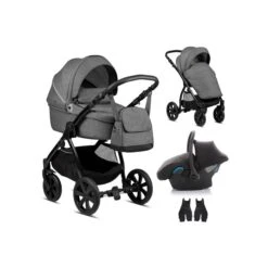 Noordi Fjordi 3in1 Travel System - Dark Grey