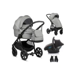 Noordi Fjordi 3in1 Travel System - Grey