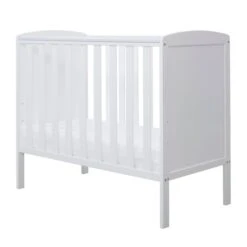 Ickle Bubba Coleby Space Saver Cot And Fibre Mattress - White