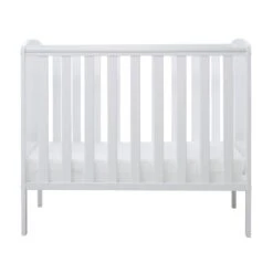 Ickle Bubba Coleby Space Saver Cot And Fibre Mattress - White -Baby Products Store 41 001 000 801 04