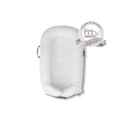Noordi 2in1 Deluxe Baby Nest + Maternity Pillow - White