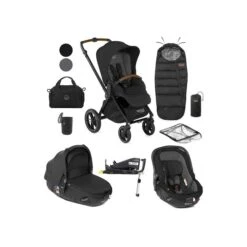 Jané Jane Muum Pro + Matrix 10 Piece Travel System - Cold Black
