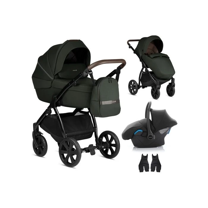 Noordi Luno All Trails 3in1 Travel System - Forest Green 3 Noordi Luno All Trails 3in1 Travel System - Forest Green