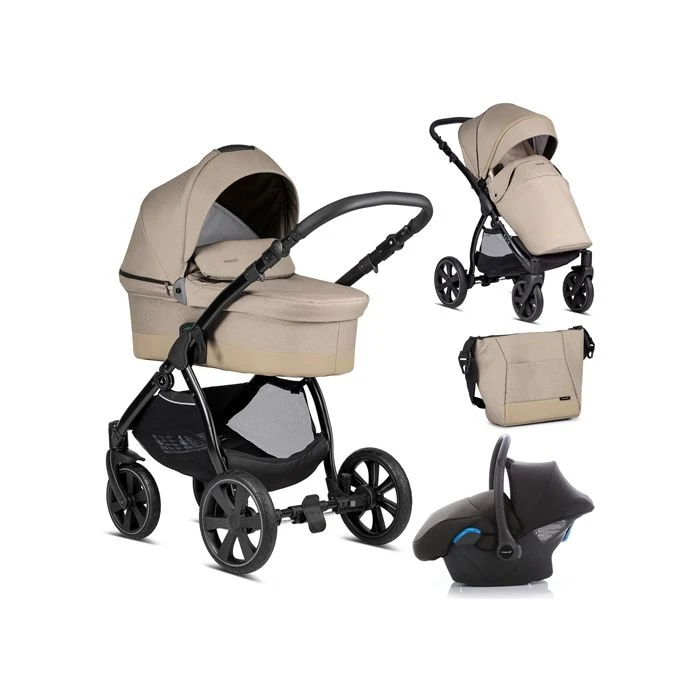 Noordi Sole Go 3in1 Travel System - Chateau Grey 3 Noordi Sole Go 3in1 Travel System - Chateau Grey