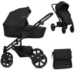 Noordi Aqua 2in1 Pram - Black