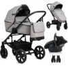 Noordi Aqua 3in1 Travel System - Light Grey 1 Noordi Aqua 3in1 Travel System - Light Grey -Baby Products Store 4319 13