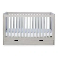 Ickle Bubba Pembrey Cot Bed And Under Drawer - Ash Grey -Baby Products Store 44 006 dra 832 05