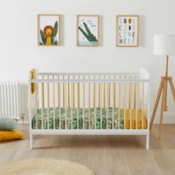Ickle Bubba Coleby Classic Cot Bed & Fibre Mattress - Scandi White 16 Ickle Bubba Coleby Classic Cot Bed & Fibre Mattress - Scandi White -Baby Products Store 44 007 000 815 01ls