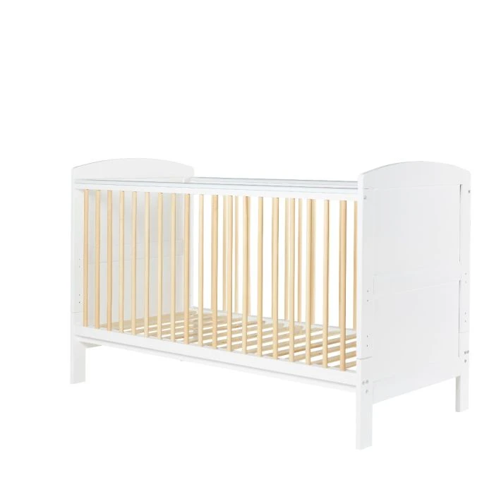 Ickle Bubba Coleby Classic Cot Bed & Fibre Mattress - Scandi White 7 Ickle Bubba Coleby Classic Cot Bed & Fibre Mattress - Scandi White - Image 5