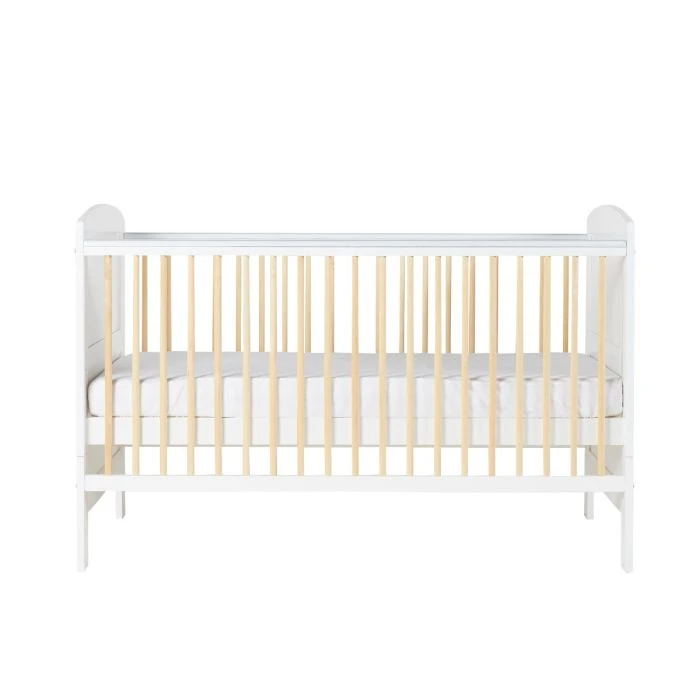 Ickle Bubba Coleby Classic Cot Bed & Fibre Mattress - Scandi White 5 Ickle Bubba Coleby Classic Cot Bed & Fibre Mattress - Scandi White - Image 3