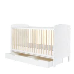 Ickle Bubba Coleby Classic Cot Bed & Under Drawer - Scandi White -Baby Products Store 44 007 dra 815 02