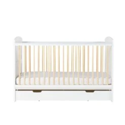 Ickle Bubba Coleby Classic Cot Bed & Under Drawer - Scandi White -Baby Products Store 44 007 dra 815 03