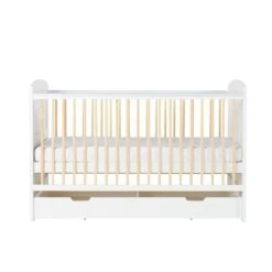 Ickle Bubba Coleby Classic Cot Bed & Under Drawer - Scandi White -Baby Products Store 44 007 dra 815 05