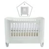 Gaia Baby Serena Cot Bed + Mini Cot - White -Baby Products Store 46.gs1 w 1
