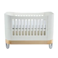 Gaia Baby Serena Cot Bed + Mini Cot - White/Natural -Baby Products Store 46.gs1 wn 5