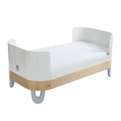 Gaia Baby Serena Cot Bed + Mini Cot - White/Natural -Baby Products Store 46.gs1 wn 8