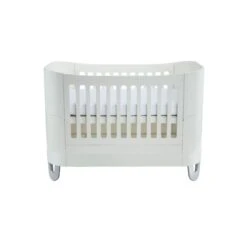 Gaia Baby Serena Cot Bed + Mini Cot & Dresser Set - White -Baby Products Store 46.gs3 w 1 4 3