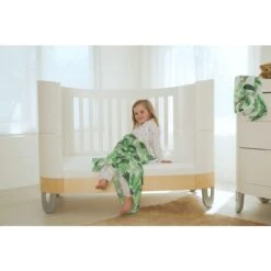 Gaia Baby Serena Cot Bed - White/Natural -Baby Products Store 46.gs3 wn 7