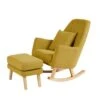 Ickle Bubba Eden Deluxe Nursery Chair And Stool - Ochre
