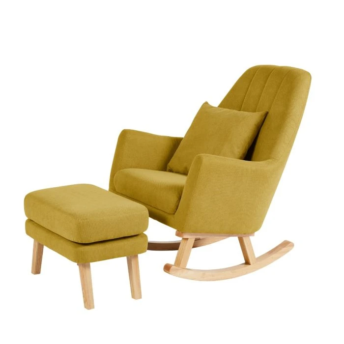 Ickle Bubba Eden Deluxe Nursery Chair And Stool - Ochre 3 Ickle Bubba Eden Deluxe Nursery Chair And Stool - Ochre