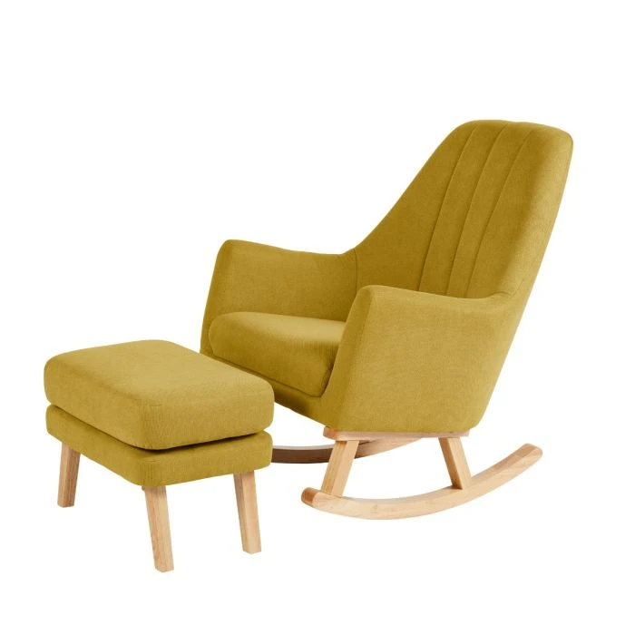 Ickle Bubba Eden Deluxe Nursery Chair And Stool - Ochre 6 Ickle Bubba Eden Deluxe Nursery Chair And Stool - Ochre - Image 4