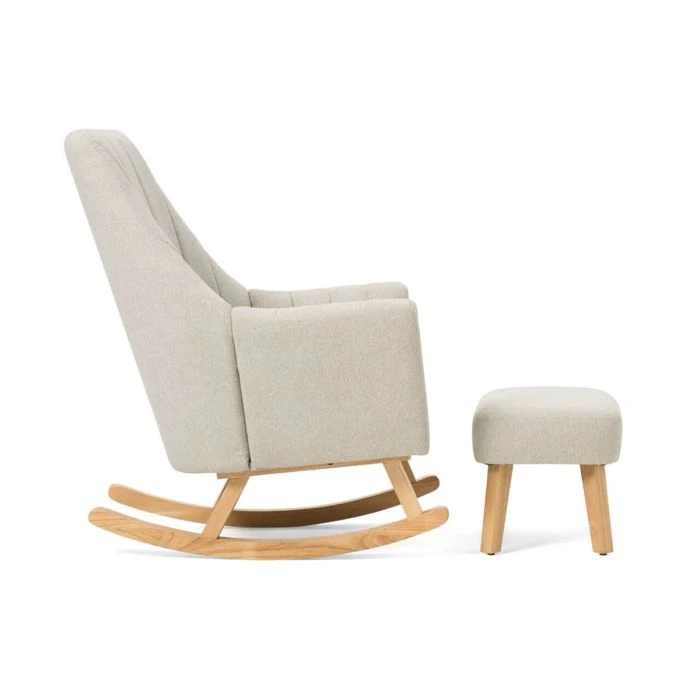 Tutti Bambini Jonah Rocking Chair & Foot Stool - Pebble 6 Tutti Bambini Jonah Rocking Chair & Foot Stool - Pebble - Image 4